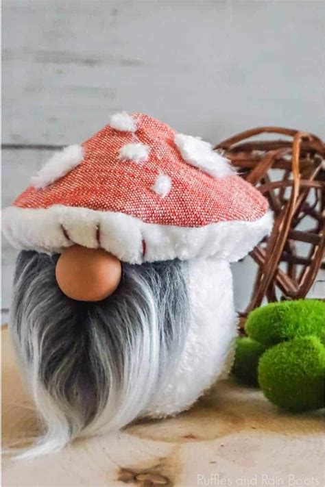 Wild Gnome Pattern for a No-Sew Gnome or a Sewn Gnome for Tiered Trays ...