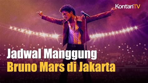 Video Jangann Sampai Lewat Bruno Mars Bakal Konser Dua Hari Di