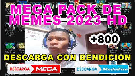 Descargar Mega Pack De Memes 2023 🤣 Memes Para Editar Videos Youtube