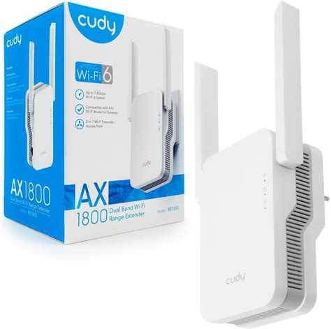 Cudy Repeater Re1800 Mesh Lan Wan Wi Fi 6 Ax1800 Opinie I Ceny Na