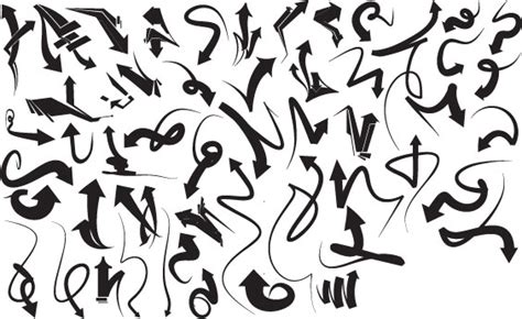 Graffiti Arrows (27008) Free AI Download / 4 Vector