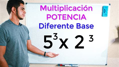 Multiplicacion De Exponentes De Diferente Base Para Principiantes Youtube