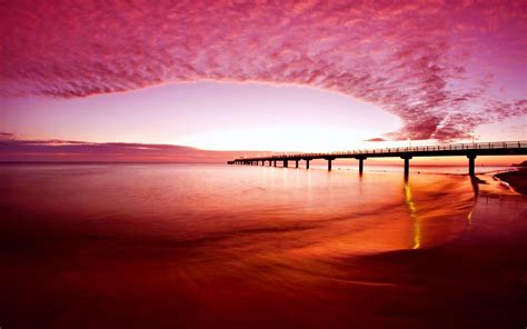 Pink Beach Sunset Desktop Wallpapers - Top Free Pink Beach Sunset ...