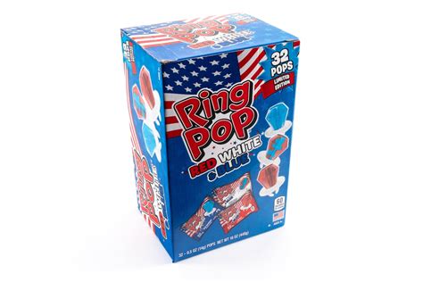 Ring Pop Assorted Individually Wrapped Lollipops Bulk Box 05 Oz 32