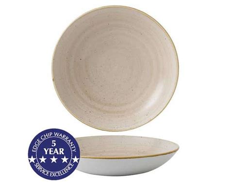 Churchill Stonecast Nutmeg Cream Coupe Bowl 975 248cm