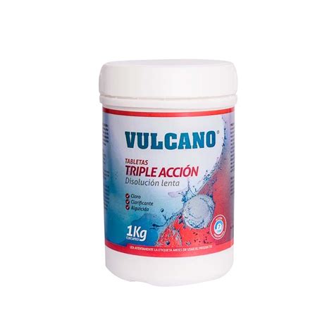 Cloro En Tabletas Triple Acci N Para Piscinas Kg Vulcano