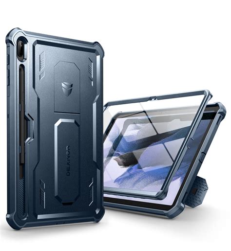 Dexnor Shockproof Case For Galaxy Tab S7 FE 12 4 2021 With Protector