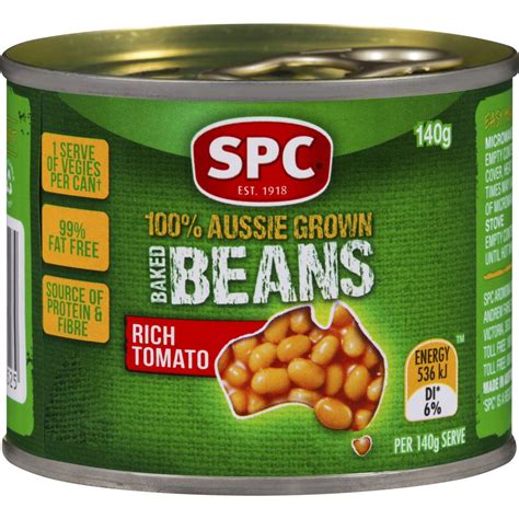 Spc Baked Beans In Rich Tomato Tomato Sauce G Woolworths