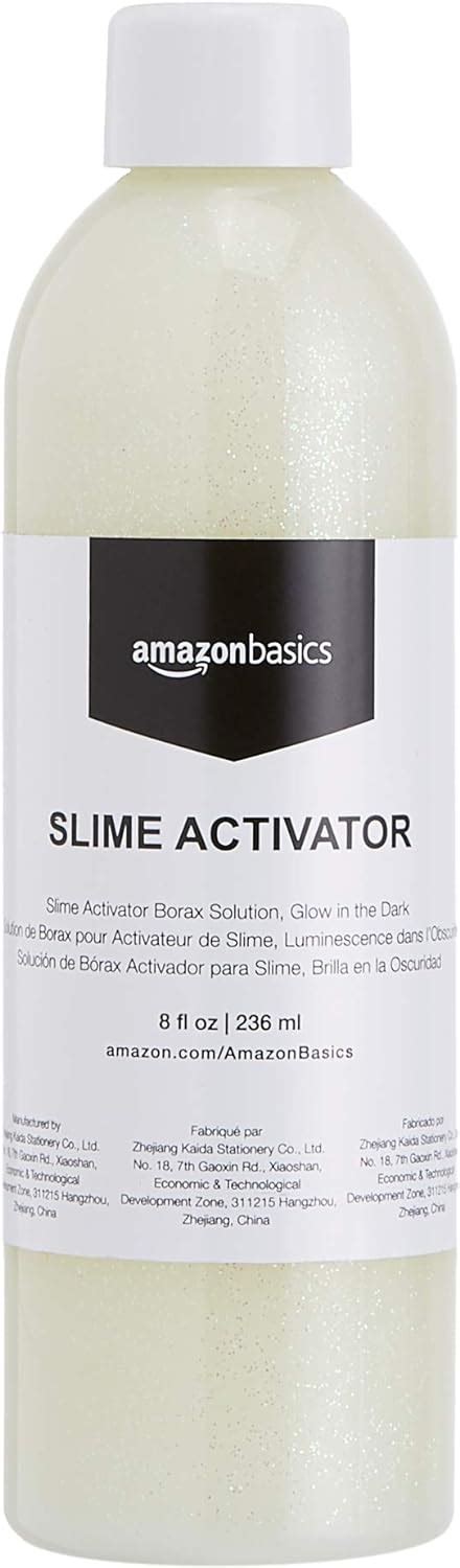 Amazon Basics Slime Activator Borax Solution Glow In The