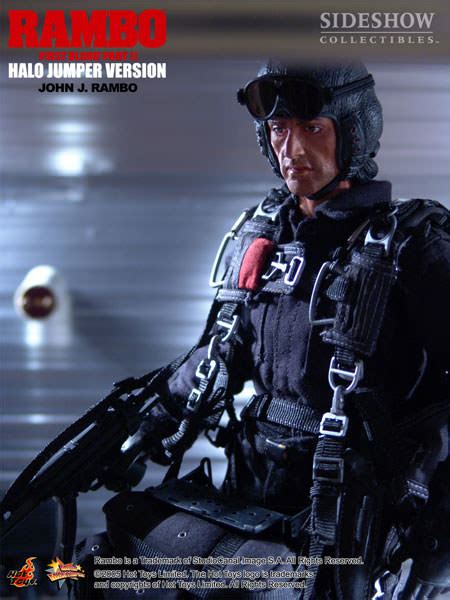 Hot Toys MMS First Blood II Rambo Halo Jumper Version Hot Toys Complete Checklist