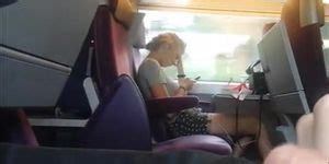 Flashing Blonde On Train Tnaflix