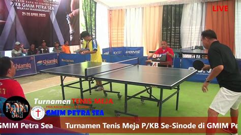 Turnamen P KB Tenis Meja Se SINODE GMIM Di GMIM PETRA Sea Babak