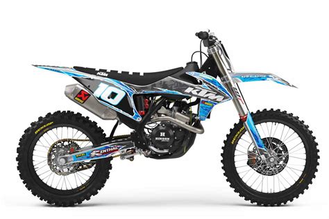 Ktm Excf Blackgrey T 10 Number Plate Graphics Kit
