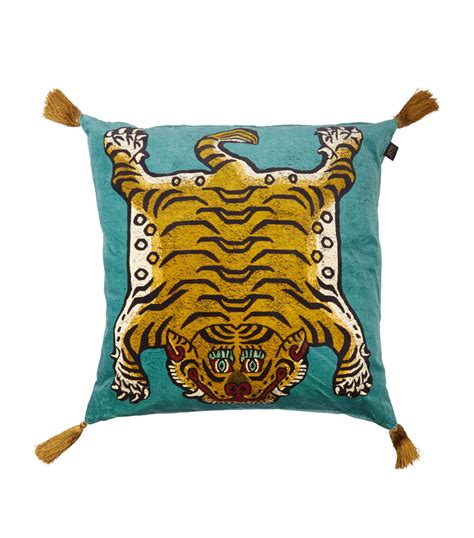 Teal Velvet Saber Cushion 60cm X 60cm