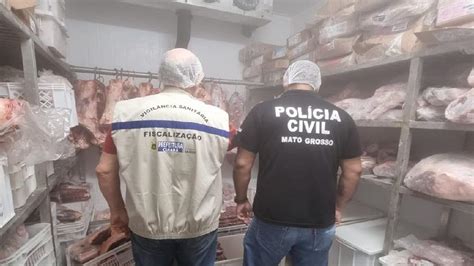 Pol Cia Civil E Vigil Ncia Sanit Ria Apreendem Quilos De Carnes Em