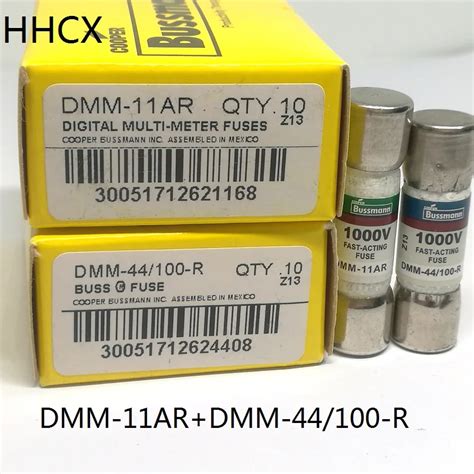 1pair Dmm 11ar Dmm 44 100 R 1000vac Dc Fast Acting Fuse For Fluke