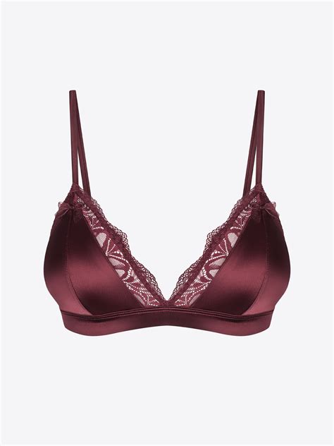 Aya Bralette Cabernet 214 50 Kr CHANGE Lingerie