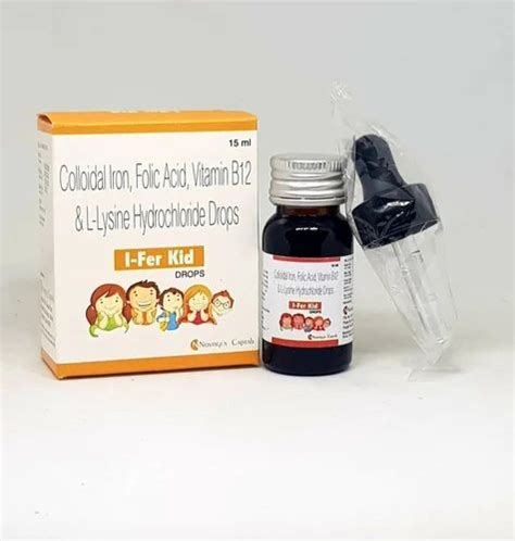 Iron Folic Acid Vitamin B L Lysine Syrup Ml At Rs Bottle In