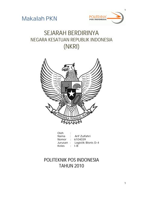 SOLUTION Makalah Pkn Sejarah Kemerdekaan Indonesia Studypool