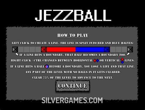 Jezzball - Play Online on SilverGames 🕹️