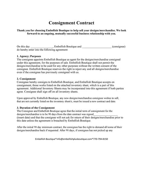 Get Sample Letter For Consignment Contract Termination