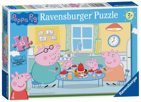 RAVENSBURGER PEPPA PIG 35pce FAMILY TIME PUZZLE