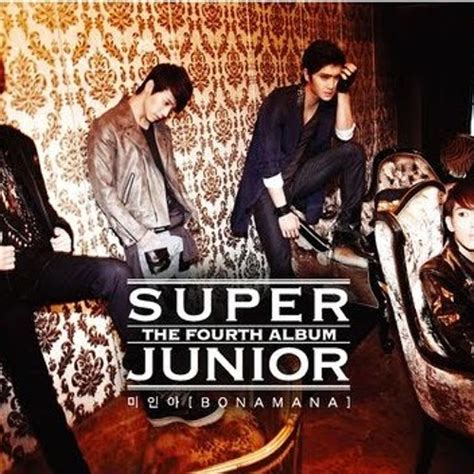 Super Junior Bonamana Album Cover