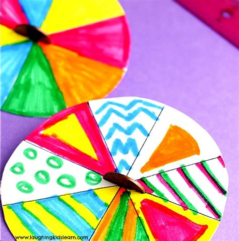 Diy Coin Or Penny Paper Plate Spinners Laughing Kids Learn