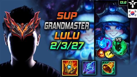 Grandmaster Lulu Support Vs Thresh Kr