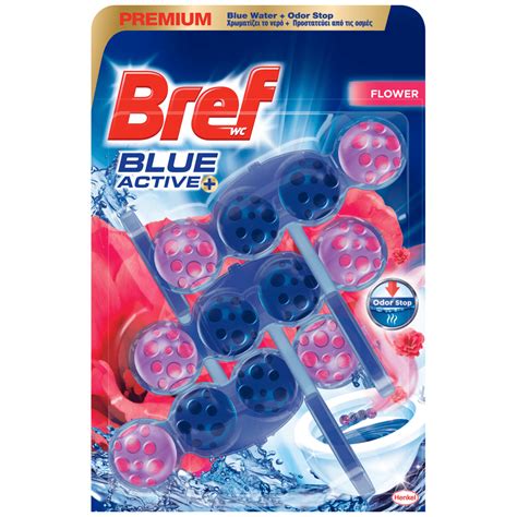 Bref Wc Block Blue Active Floral Trio X Gr Mymarket Gr