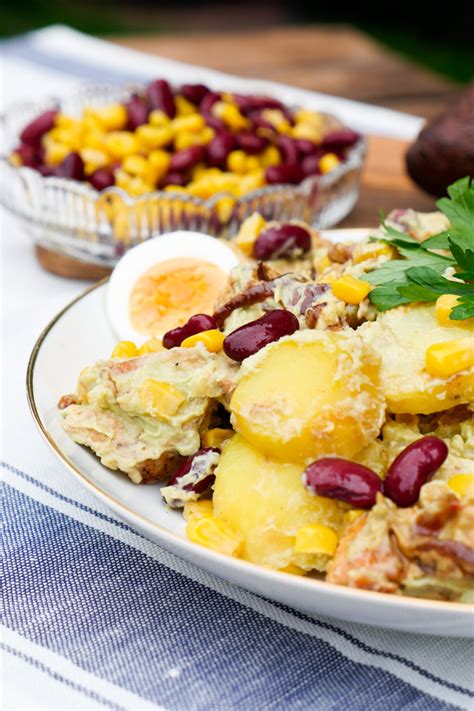 Kartoffelsalat Mit Mayonnaise Und Ei Ganz Klassisch