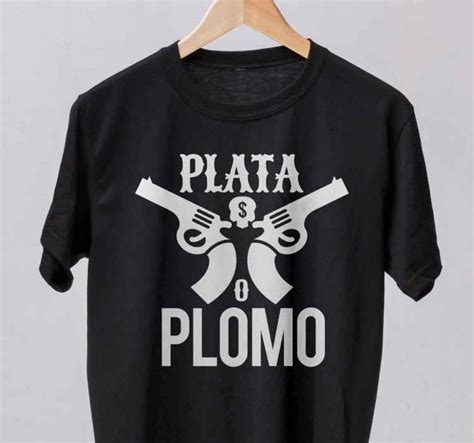 Plata O Plomo Escobar T Shirt TenStickers