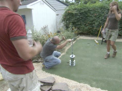 Building A Golf Putting Green Hgtv