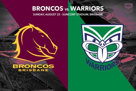 Broncos vs Warriors NRL Tips, Odds & Value Bets | Round 23, 2021