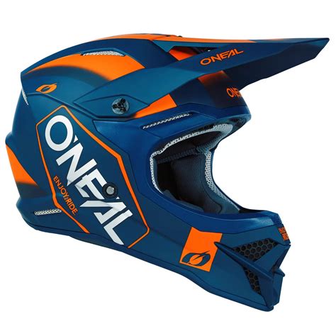 Casco Motocross Enduro Hexx Oneal 3 Series Azulanaranjado Oneal Perú