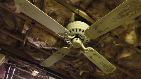 Litex Hugger Ceiling Fan With Stenciled Blades Youtube