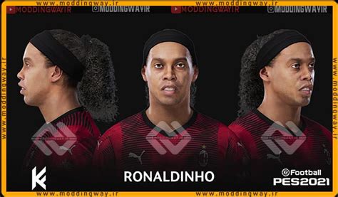 فیس Ronaldinho برای Pes 2021 آپدیت 30 فروردین 1403 مودینگ وی