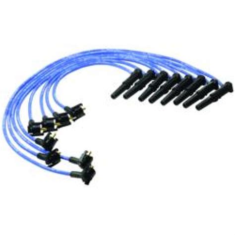 Ford Racing Spark Plug Wire Set 4 6 2V 9mm Blue M 12259 C462