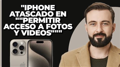 Cómo arreglar que el iPhone se quede atascado en Permitir que este