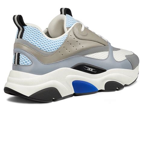 Dior B22 Sky Blue And Grey Trainer Crepslocker