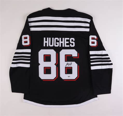 Jack Hughes Signed Devils Jersey (Fanatics) | Pristine Auction