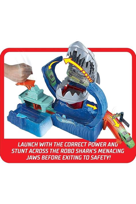 HOT WHEELS Robotik Köpek Balığı Renk Değiştiren Oyun Seti Gjl12 Fiyatı Yorumları