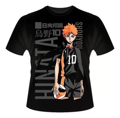 Camisa Haikyuu Shoyo Hinata Volleyball Camiseta MercadoLivre