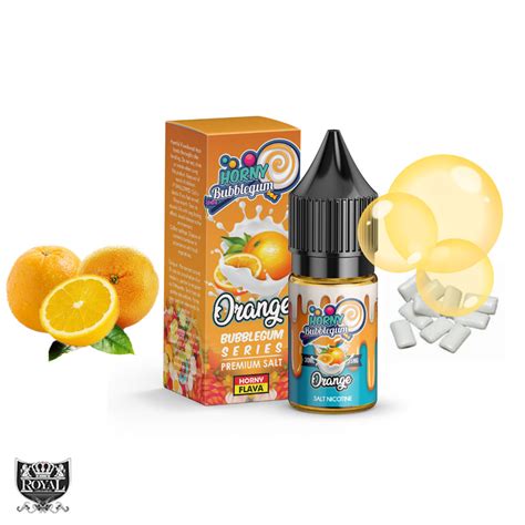 سالت هورنی فلاوا ادامس پرتغالی HORNY FLAVA ORANGE BUBBLEGUM رویال