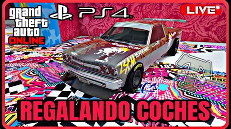 REGALANDO COCHES EN CARMEET PS4 GTAONLINE YouTube