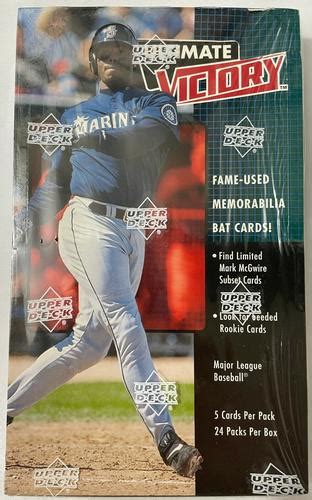 Packaging Upper Deck Ultimate Victory Baseball Trading Card