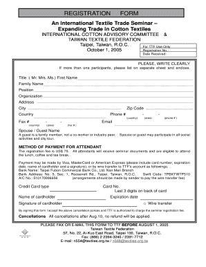 Fillable Online Icac Printable Meeting Registration Form ICAC