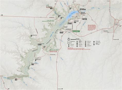 Lake Meredith National Recreation Area map by US National Park Service ...