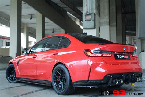 Bmw M3 G80 Toronto Red Bc Forged Eh181 Wheel Front