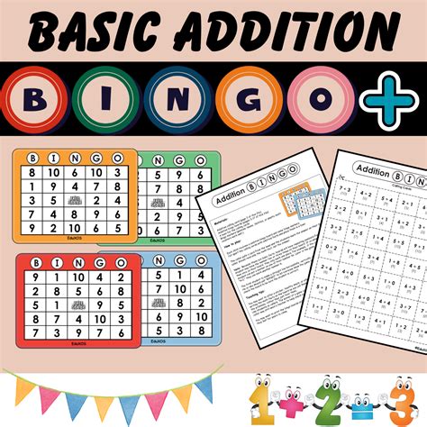 Addition Bingo Math Game Made By Teachers